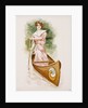 Poster Depicting a Woman Canoeing by Maud Stumm