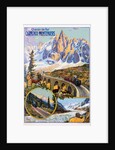 Chamonix-Montenvers Poster by David Dellepiane