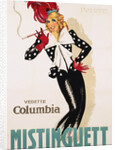 Vedette Columbia Mistinguett Poster by Jean Dominique van Caulaert