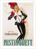 Vedette Columbia Mistinguett Poster by Jean Dominique van Caulaert