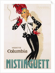 Vedette Columbia Mistinguett Poster by Jean Dominique van Caulaert