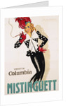 Vedette Columbia Mistinguett Poster by Jean Dominique van Caulaert