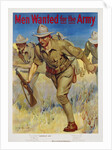 Men Wanted for the Army Recruitment Poster by I.B. Hazelton