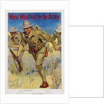 Men Wanted for the Army Recruitment Poster by I.B. Hazelton