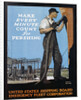Make Every Minute Count for Pershing - United States Shipping Board Emergency Fleet Corp. War Production Poster by Adolf Treidler
