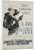 Gee!! I Wish I Were a Man - I'd Join the Navy Recruitment Poster by Howard Chandler Christy