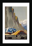 Georgian Military Highway Poster by Alexander Jitomirsky