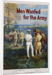 Men Wanted for the Army Recruitment Poster by Michael P. Whelan