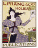 L. Prang & Co.'s Holiday Publications Poster by Louis John Rhead