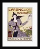 L. Prang & Co.'s Holiday Publications Poster by Louis John Rhead