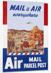 Air Mail Parcel Post Poster by Melbourne Brindle