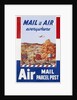 Air Mail Parcel Post Poster by Melbourne Brindle