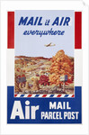 Air Mail Parcel Post Poster by Melbourne Brindle
