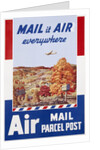 Air Mail Parcel Post Poster by Melbourne Brindle