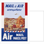 Air Mail Parcel Post Poster by Melbourne Brindle