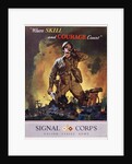 Signal Corps Recruitment Poster by Jes Schlaikjer