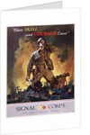 Signal Corps Recruitment Poster by Jes Schlaikjer