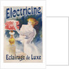 Electricine Poster by Lucien Lefevre