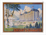 Cachat's-Majestic/Chamonix-Mont-Blanc Poster by Candido Aragonese de Faria