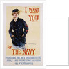 I Want You for the Navy Poster by Howard Chandler Christy