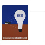 Light: Rural Electrification Administration Poster by Lester Beall