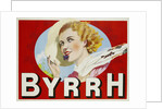 Byrrh Advertising Poster by Anonymous