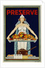 Preserve War Effort Poster with Figure of Columbia by Housh