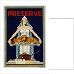 Preserve War Effort Poster with Figure of Columbia by Housh