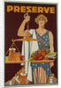 Preserve War Effort Poster with Figure of Justice by Housh