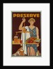 Preserve War Effort Poster with Figure of Justice by Housh