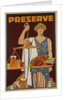 Preserve War Effort Poster with Figure of Justice by Housh