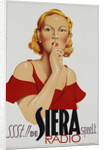 Ssst!! de Siera speelt Radio Poster by Anonymous