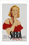 Ssst!! de Siera speelt Radio Poster by Anonymous