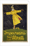 Impermeabili Ettore Moretti Advertising Poster by Luciano Achille Mauzin