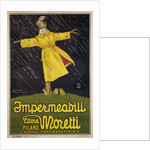 Impermeabili Ettore Moretti Advertising Poster by Luciano Achille Mauzin