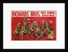 Richards Bros. Wild Animal Shows Poster by Anonymous