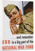And Remember USO Is a Big Part of the National War Fund Poster by Howard Scott