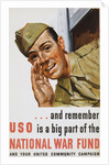 And Remember USO Is a Big Part of the National War Fund Poster by Howard Scott