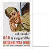 And Remember USO Is a Big Part of the National War Fund Poster by Howard Scott
