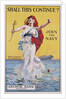Shall This Continue? Join the Navy Recruitment Poster by Anonymous