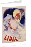 Lidia Poster by Jules Cheret