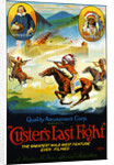 Custer's Last Fight Film Advertisement Poster by Anonymous
