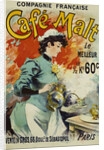 Cafe Malt Poster by Lucien Lefevre