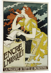 Encre L. Marquet Writing Products Poster by Eugene Grasset