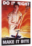 Do It Right, Make It Bite Poster by Cecil Calvert Beall