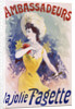 Ambassadeurs: La Jolie Fagette Poster by Jules Cheret