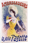 Ambassadeurs: La Jolie Fagette Poster by Jules Cheret