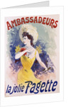 Ambassadeurs: La Jolie Fagette Poster by Jules Cheret