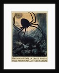 Italiani, Aiutate la Croce Rossa Nell'Assistenza ai Tubercolosi Poster by Basilio Cascella