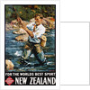 For the World's Best Sport, New Zealand Poster by M.A. Poulton